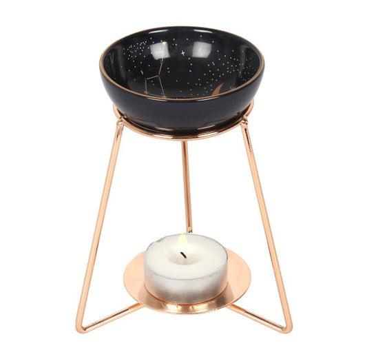 Constellation Wax Burner with Metal Base