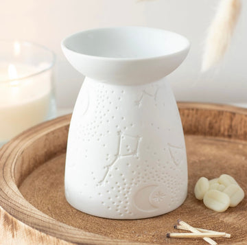 White Constellation Wax Burner